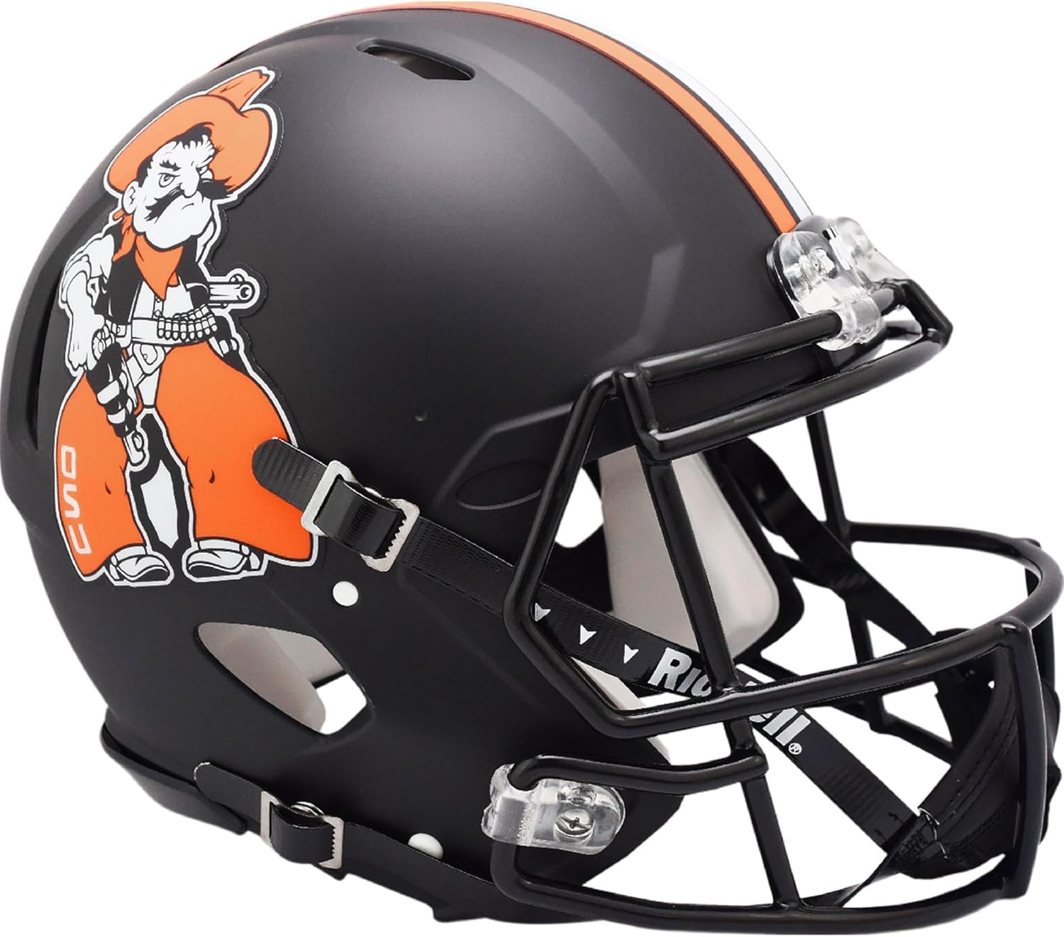 Riddell Oklahoma State Cowboys 2023 Pistol Pete Revolution Speed Authentic Helmet - College Authentic Helmets