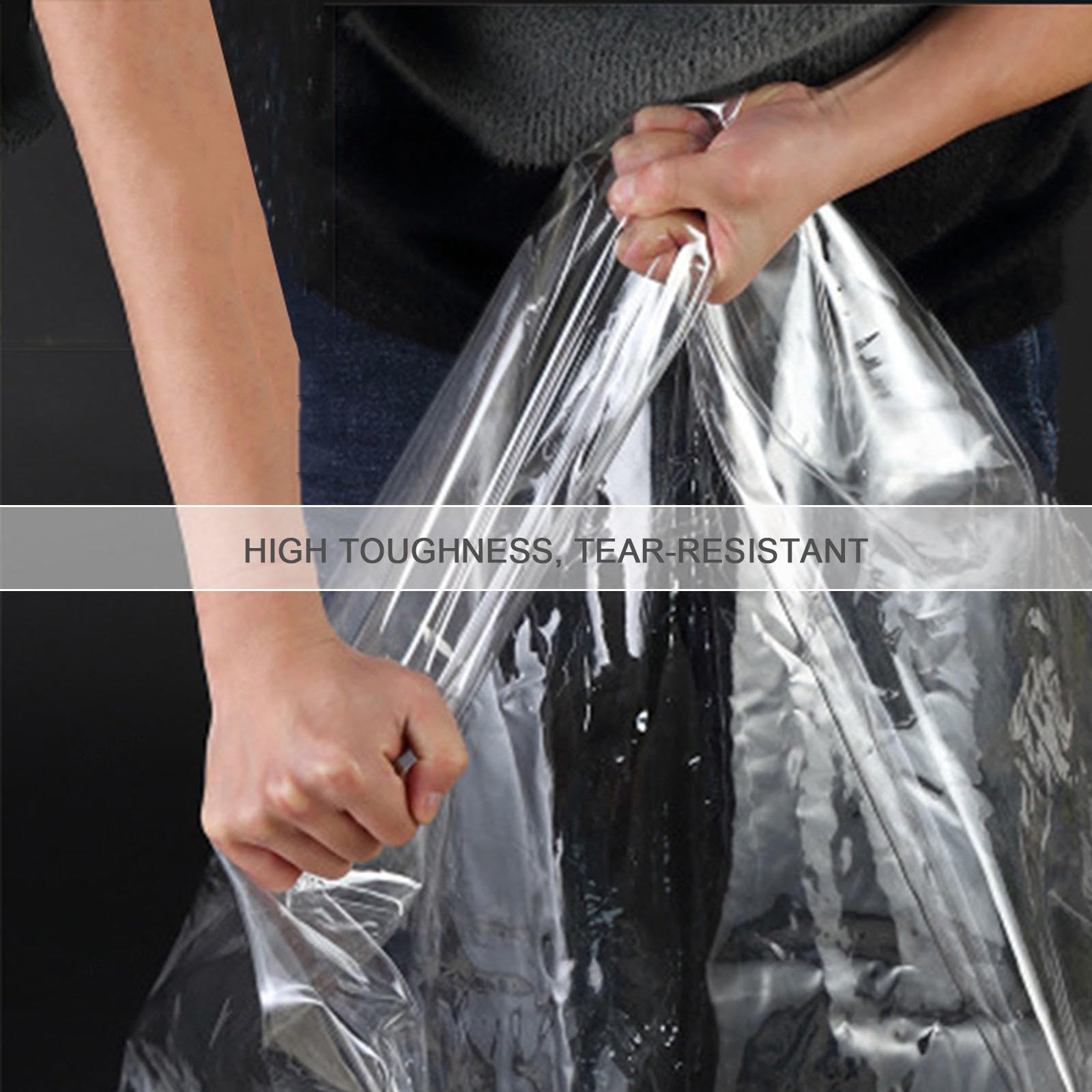 Transparent wasserdicht Vorhänge mit Reißverschluss für draußen,0.3mm dicke Vinyl-Plane Vorhang,winddicht,warm Trennvorhang,1/2/3/4/5m,wasserdicht Vinyl Plane für Veranda,L×H-3.8×2.2m(150*87in)