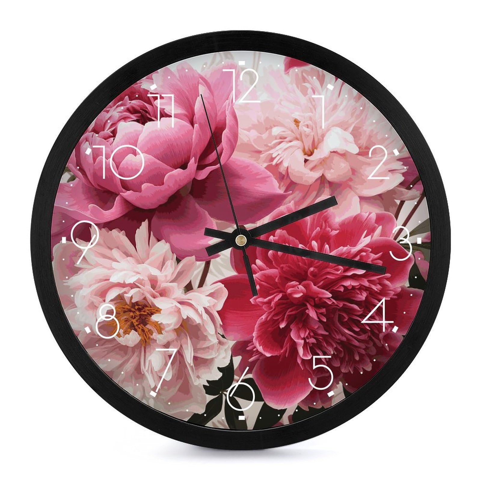 Horloge murale silencieuse sans tic-tac au mécanisme analogique