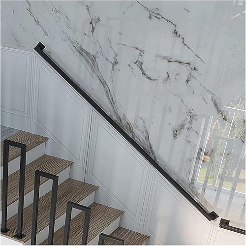 Miniatura 4 de Kit moderno de barra de agarre para pasamanos de escalera de 1 a 20 pies, barandilla de hierro forjado de metal  riel decorativo para montaje en