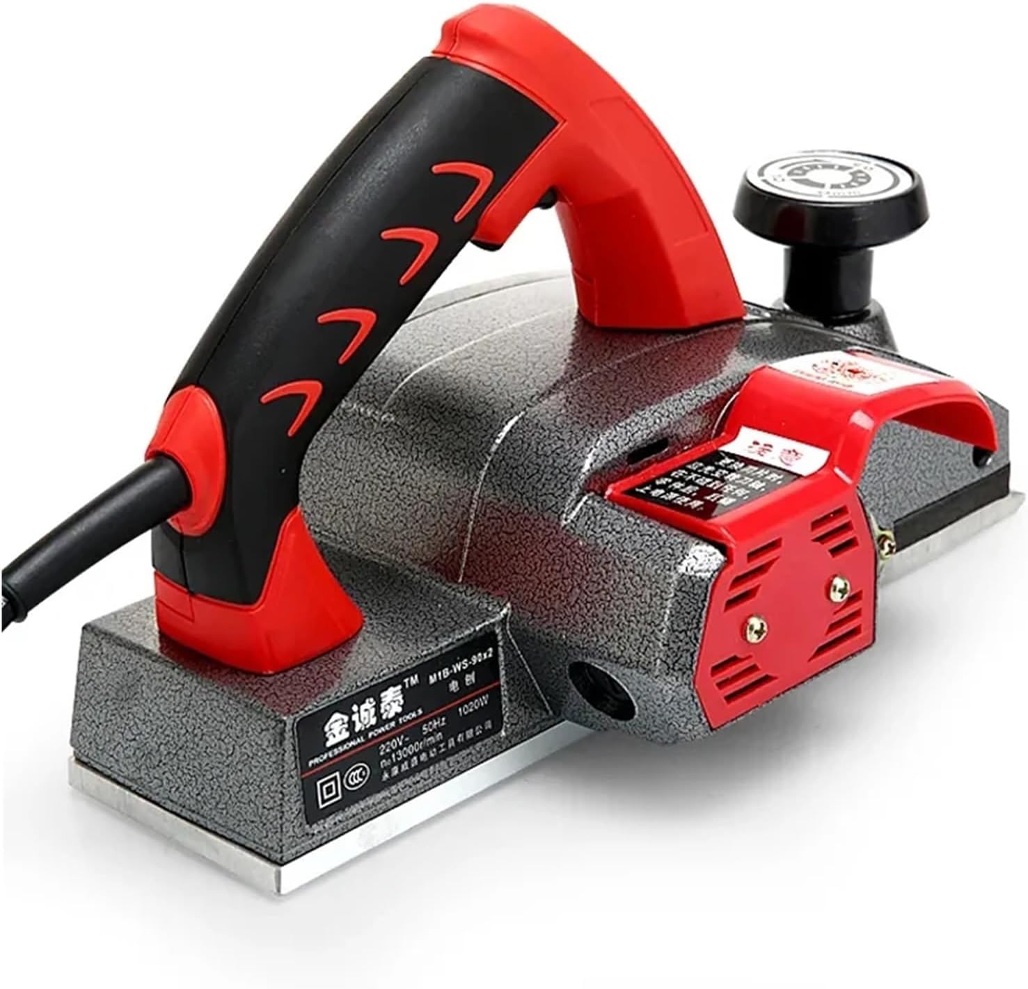 1100W Electric Woodworking Table, Portable Wood Planing Machine, Thickening, 28.5x7.5CM, 2MM Depth,Practicality
