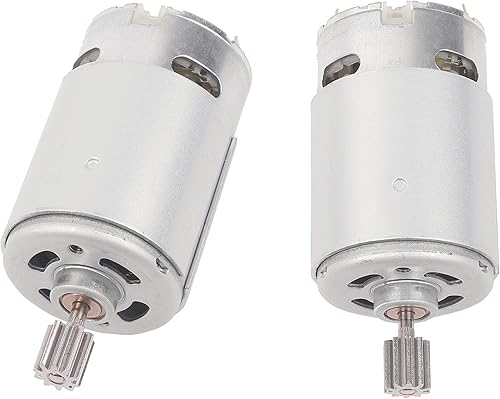 2 piezas 550 30000RPM 12 voltios motor eléctrico, alta velocidad RS550 12V motor caja de cambios accesorios para ruedas eléctricas niños montar en
