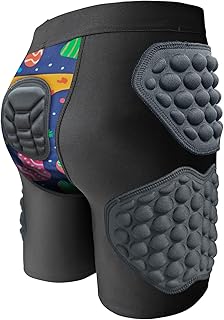 Youth Padded Undershorts Boys Slider Shorts Girls Protective Padded Shorts Hip Butt Padded Short Pants