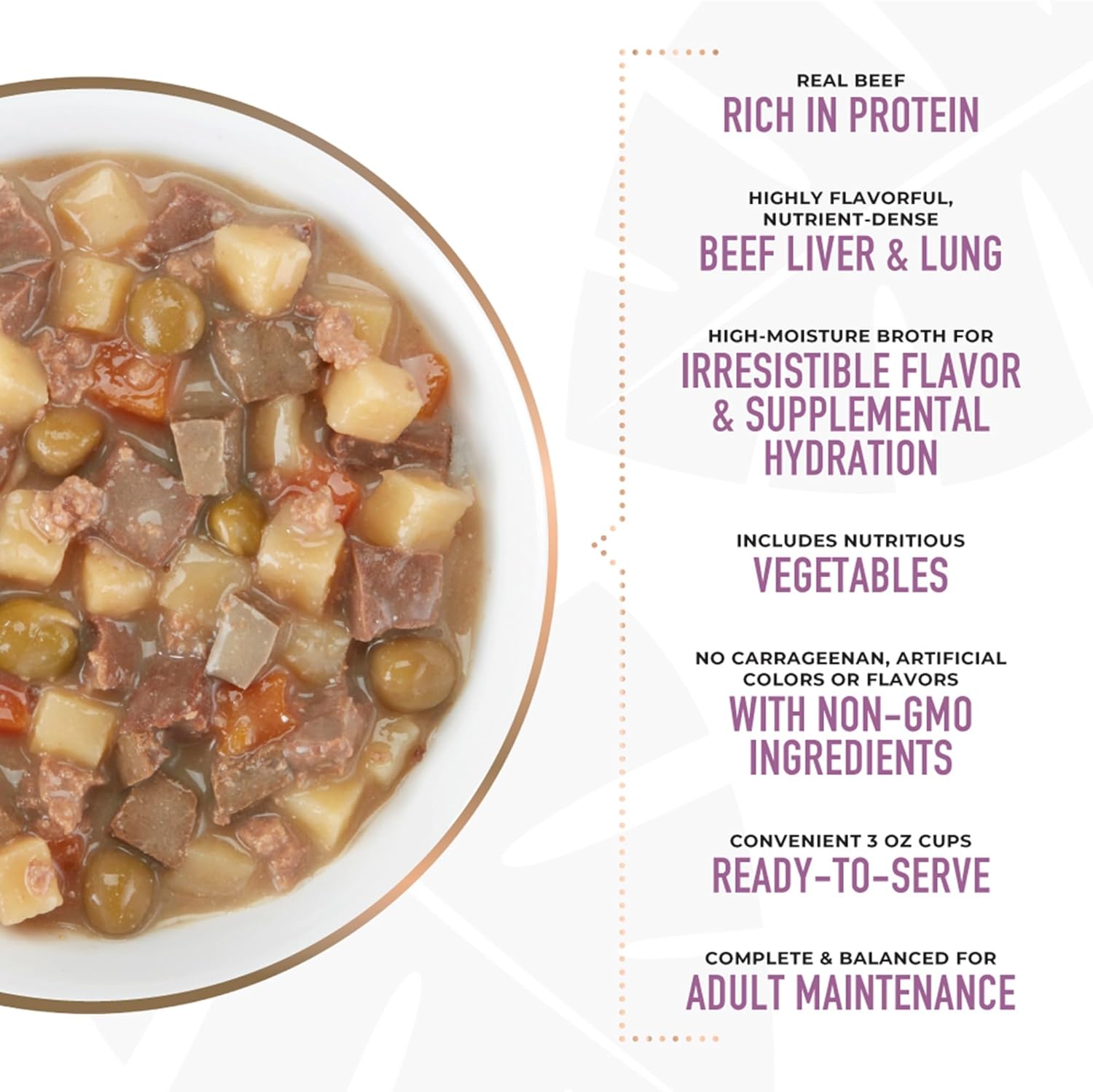 Tiki Dog Taste of The World Wet Dog Food, France Beef, Potatoes & Carrots, Multi-Pack, 3 oz. Cups (10 Count) (Pack of 2)