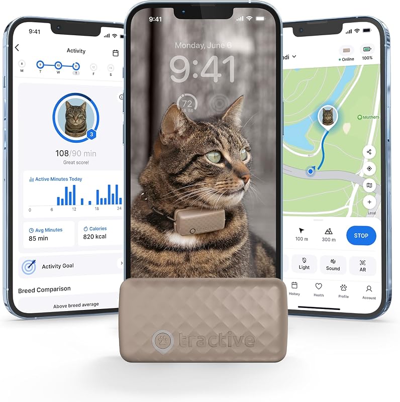 Tractive Smart Cat GPS Tracker Real-Time