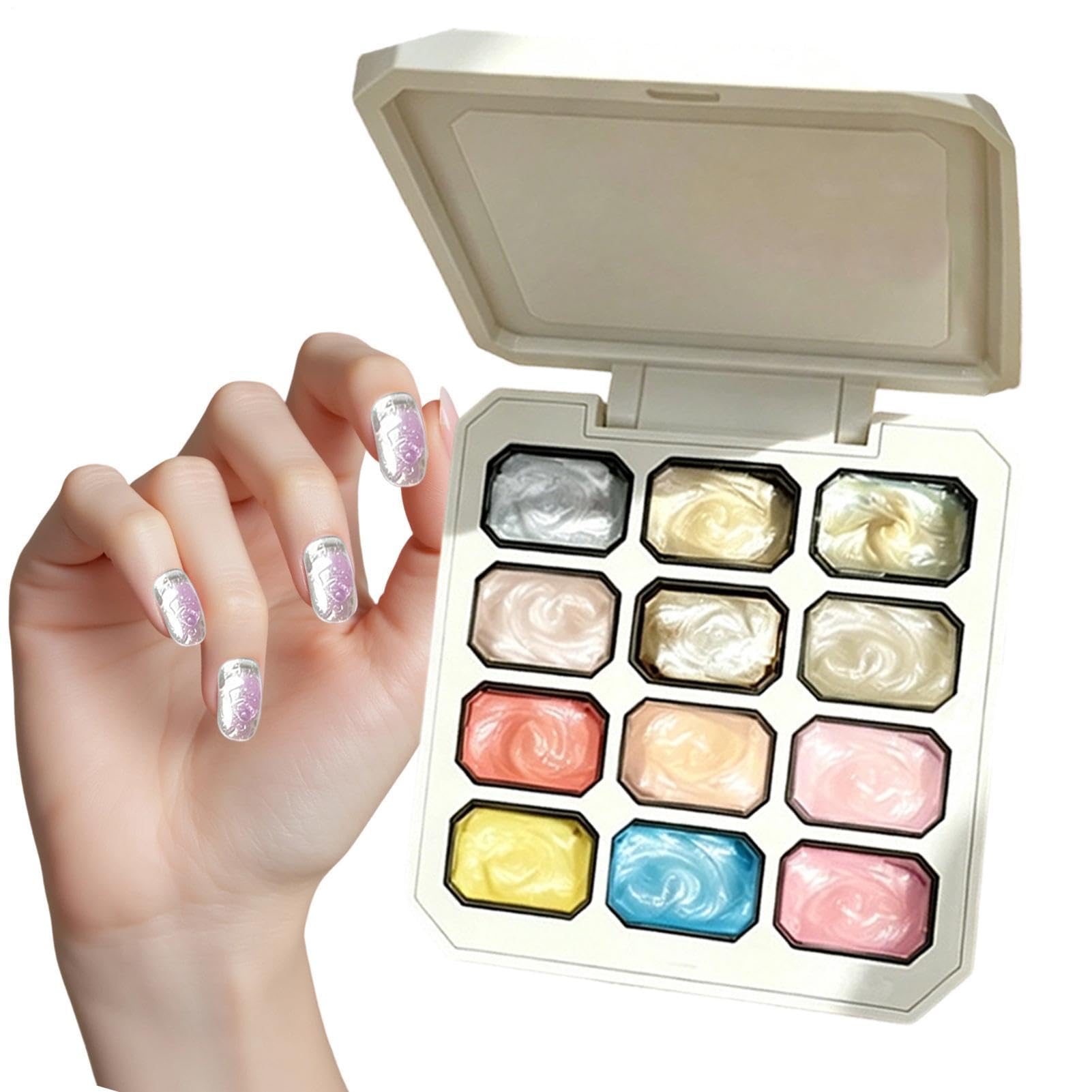 Gel Pittura 12 Colori Per Senza Sfregamento Effetto Seta E Raso