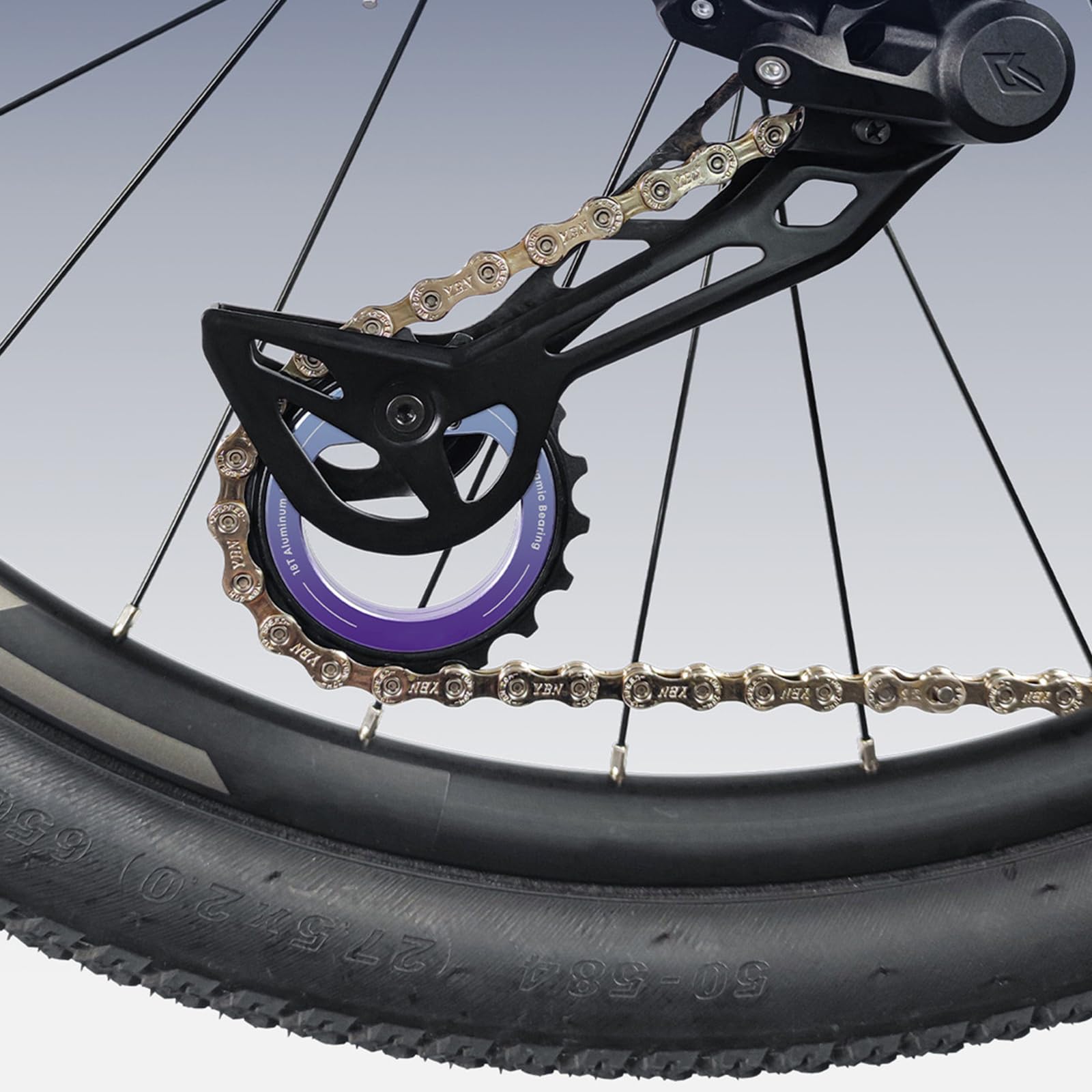 Rennrad Schaltwerksrolle mit Keramiklagerrolle