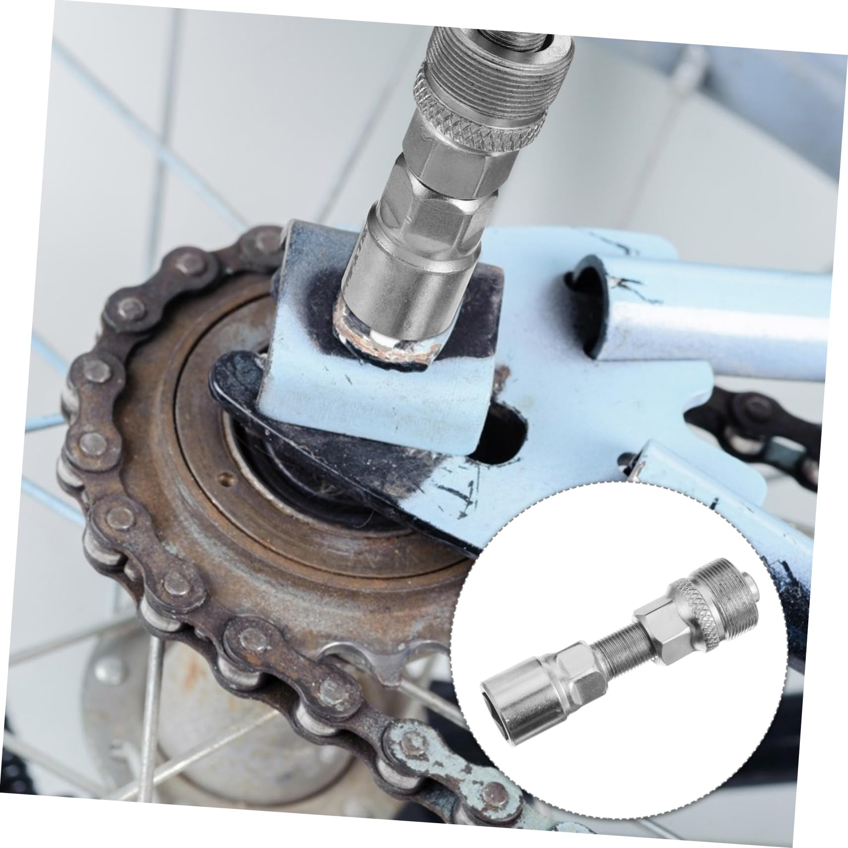 UPKOCH Werkzeug zum Ausbau der Kurbelgarnitur fahrradwerkzeug fahradwerkzeug Kurbelabzieher unten Alu-Kurbelgarnitur-Abzieher Alu-Kurbelgarnitur-Entferner Aluminiumlegierung