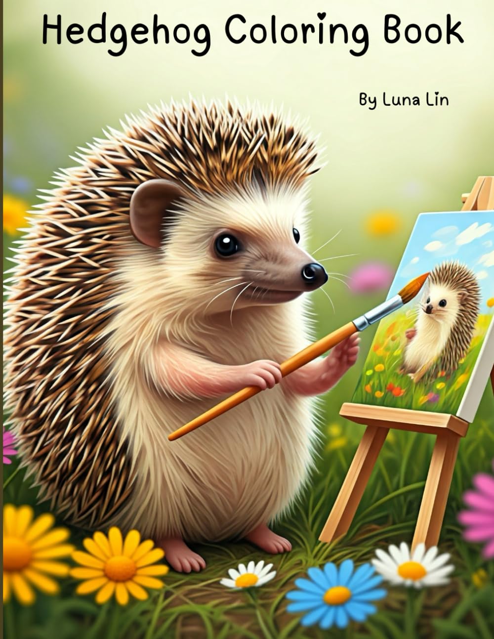 Hedgehog Coloring Book: Cute and funny Coloring Pages for Kids and Adults