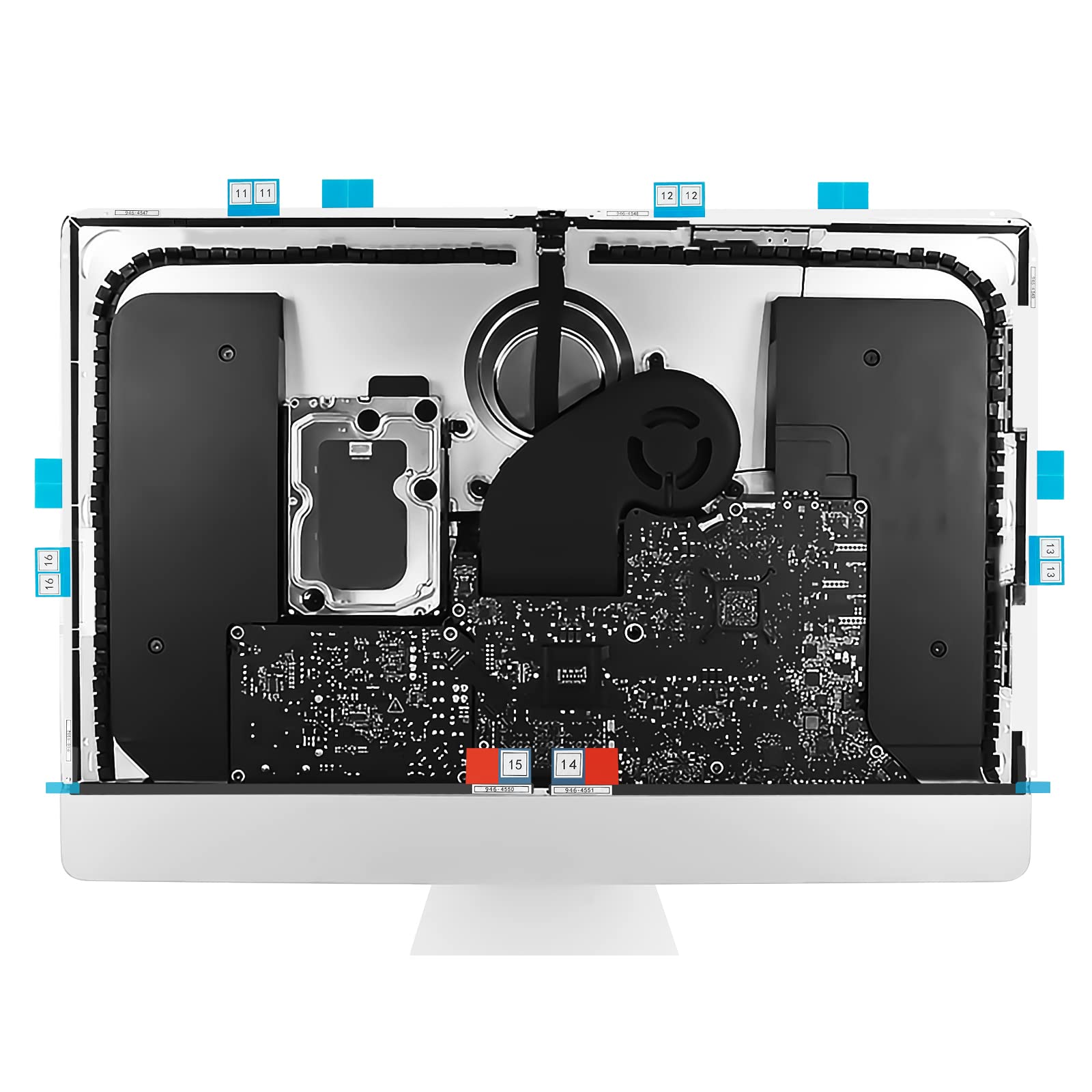 Cinta adhesiva de repuesto para pantalla LCD, compatible con Apple iMac 27 pulgadas A1419 Retiona 2012-2015