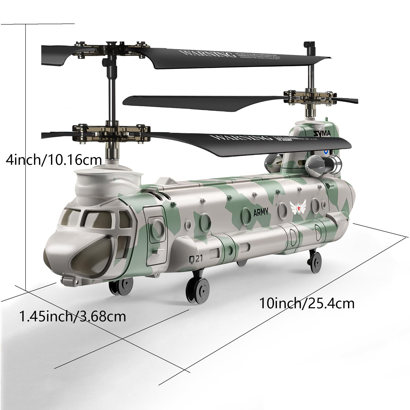 Amazon | SYMA Q21 ラジコンヘリコプター チヌーク型 飛行機の