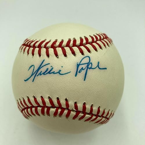 Willie Pope Signed Official Major League Baseball Negro League Legend JSA COA - Autographed Baseballs