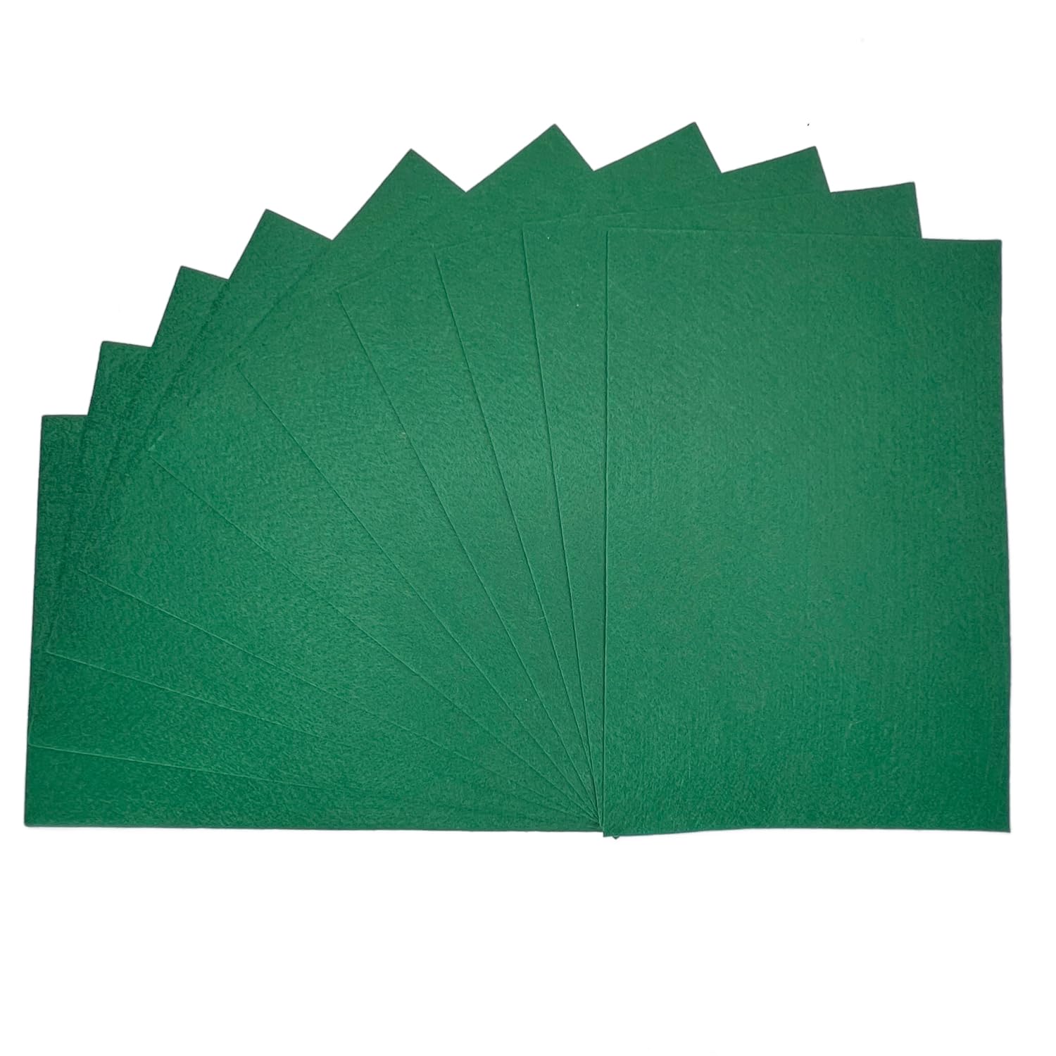 Olive Green Craft Felt Fabric Premium Material for Art Sewing Festive Decorations DIY Art Decor Table wear | A4 Felt Sheets, (Pack of 10) โ image 1