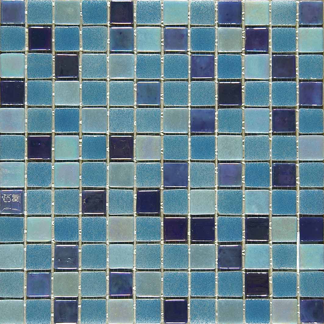 Mosaico Cristal Azul antimoho para renovar paredes de duchas y cocinas húmedas