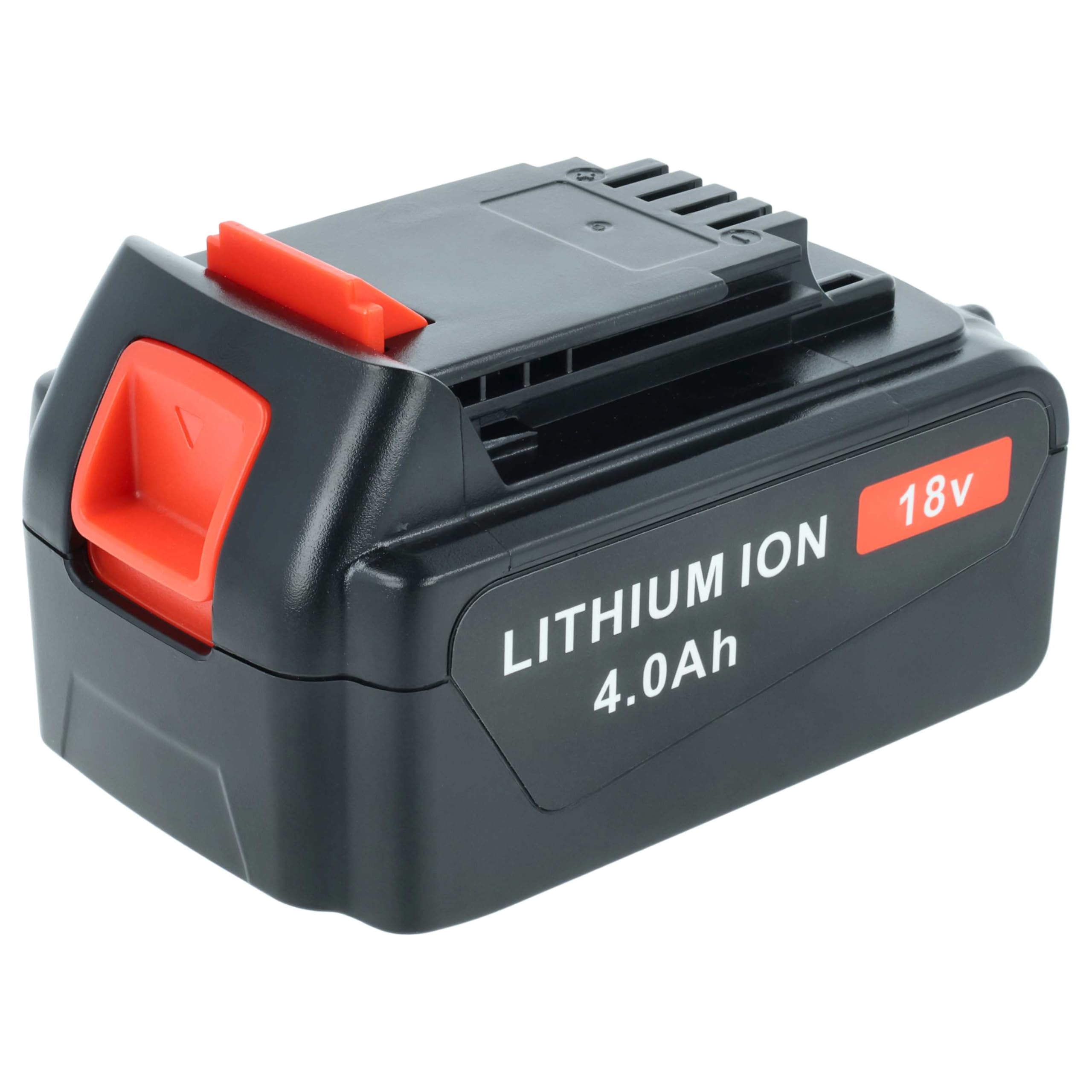 vhbw batteria compatibile con Black & Decker BDCH188N, BDCJS18, BDCR18, BDCROS18, BDCDS18, BDCF18 utensile elettrico (4000 mAh, Li-Ion, 18 V)
