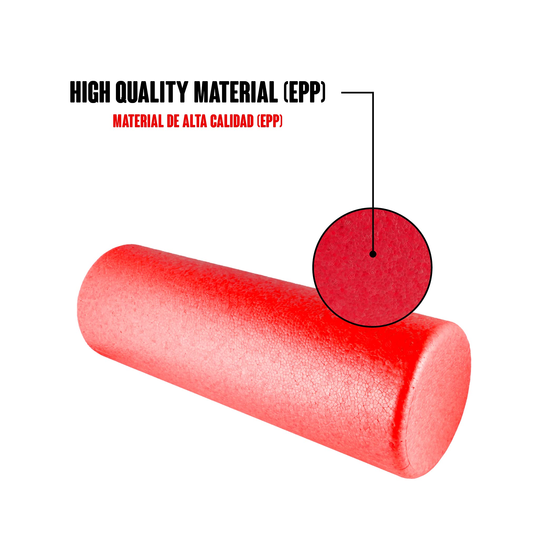 Foam Roller Calm Dragon - Rullo Massaggio 45 Cm X 15 Cm, Alta Densità - Per Yoga, Fitness E Mal Di Schiena - Foto 13