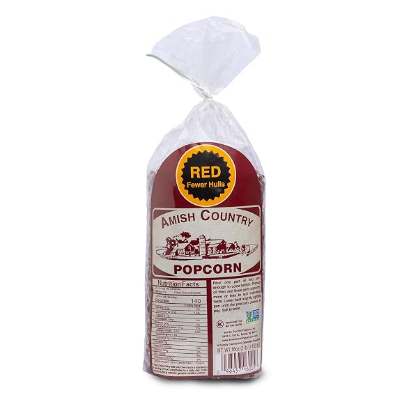 Amish Country Popcorn - Red Popcorn - Old Fashioned, Non-GMO, and Gluten Free