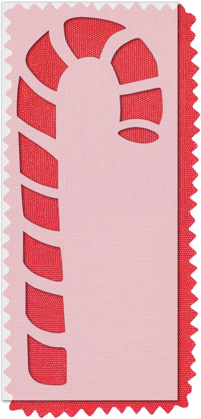 Stencil Stop Candy Cane Stencil - Reusable for DIY Projects, Painting, Drawing, Crafts - 14 Mil Mylar Plastic (7.13 x 18 inches)