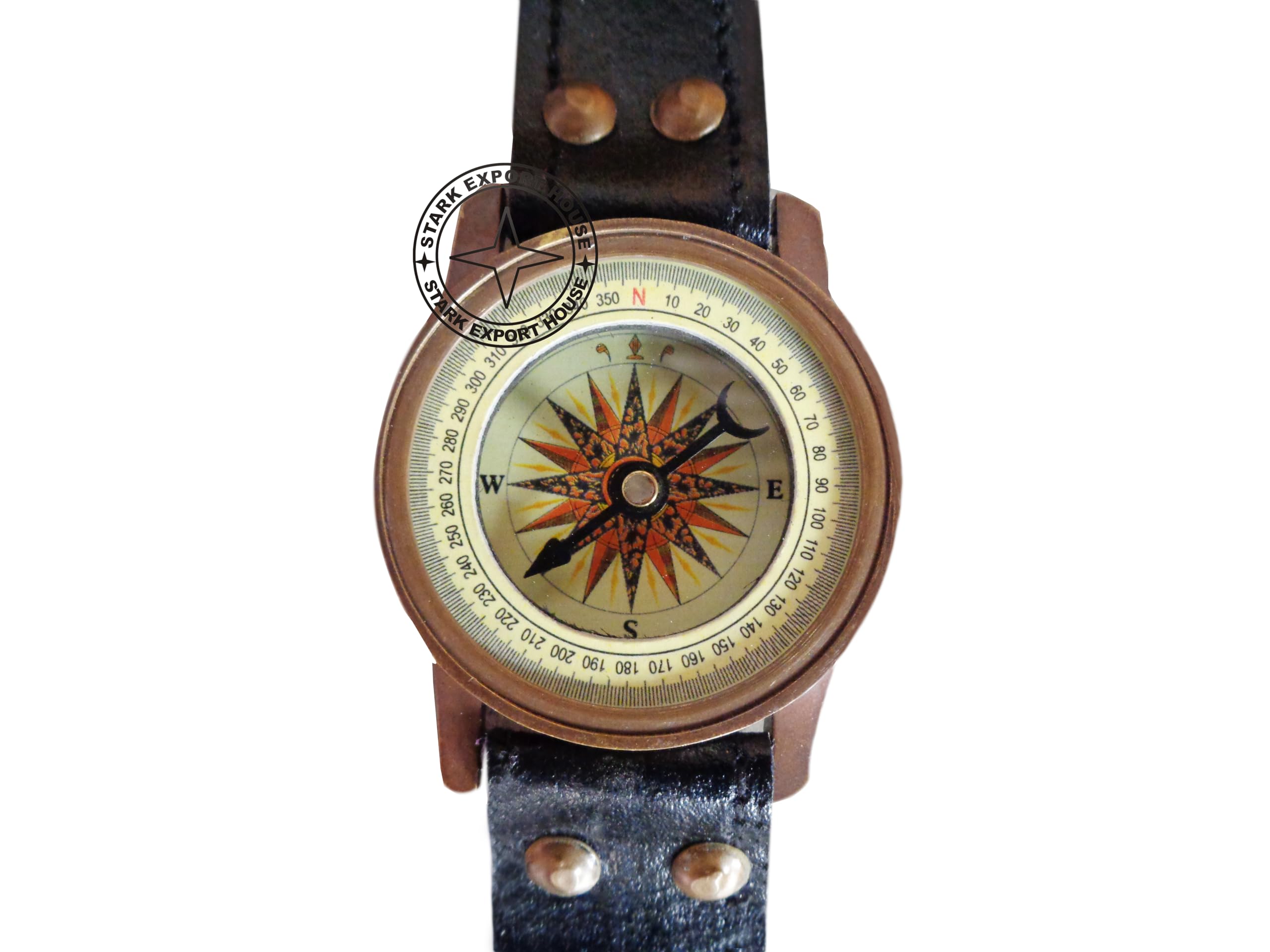 Antique 2 Inch Sundial Hend Compass for Outdoor Activities Camping Hiking (TGDN)-image-33