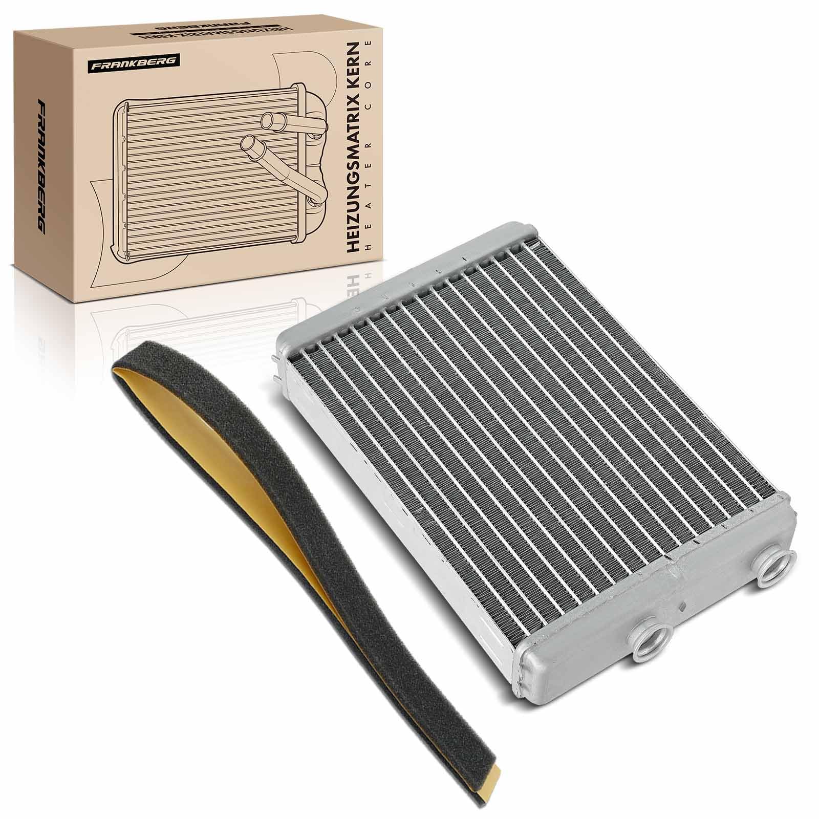 Frankberg Scambiatore di calore Riscaldamento interno Compatibile con Punto Furgone/Compatto 188 1.2L Idea 350 1.4L Punto 188 1.2L Ypsilon 843 1.2L Doblo MPV 119 223 1.3L Replace# 71451