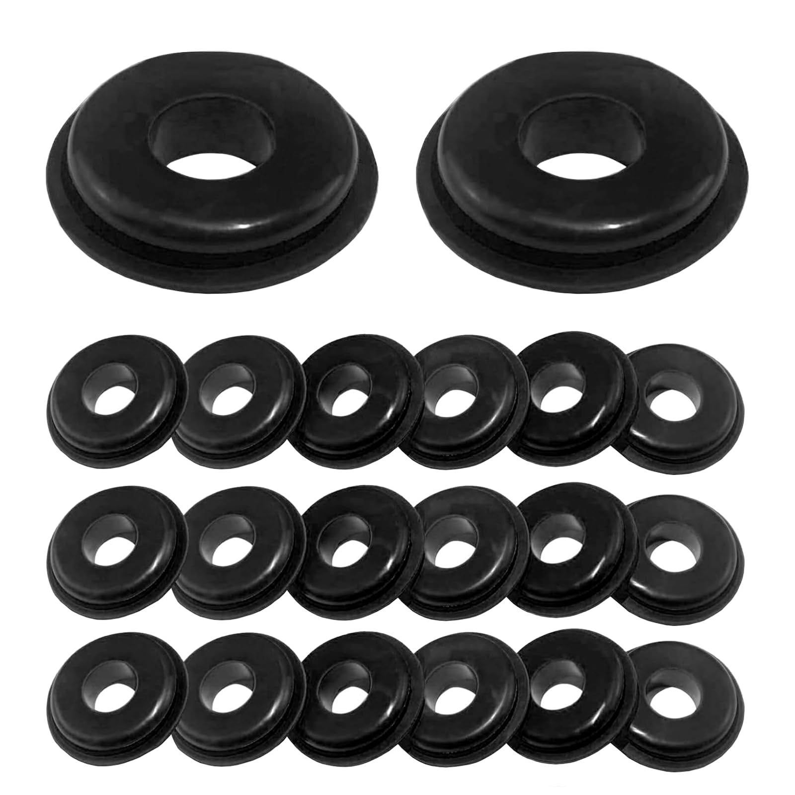 20 PCS Trailer Handshake Valve Gasket Waterproof Durable Rubber Vehicle Sealing Ring Portable Valve Gaskets Universal Automotive Brake
