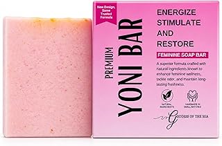 Premium Yoni – Natural Feminine Care Soap for pH Balance, Odor Control & Hydration | Organic Herbal Ingredients | Gentle Yet Effective for Daily Intimate Hygiene | Handmade & Vegan (3oz)