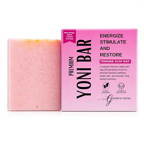 Premium Yoni – Natural Feminine Care Soap for pH Balance, Odor Control & Hydration | Organic Herbal Ingredients | Gentle Yet Effective for Daily Intimate Hygiene | Handmade & Vegan (3oz)
