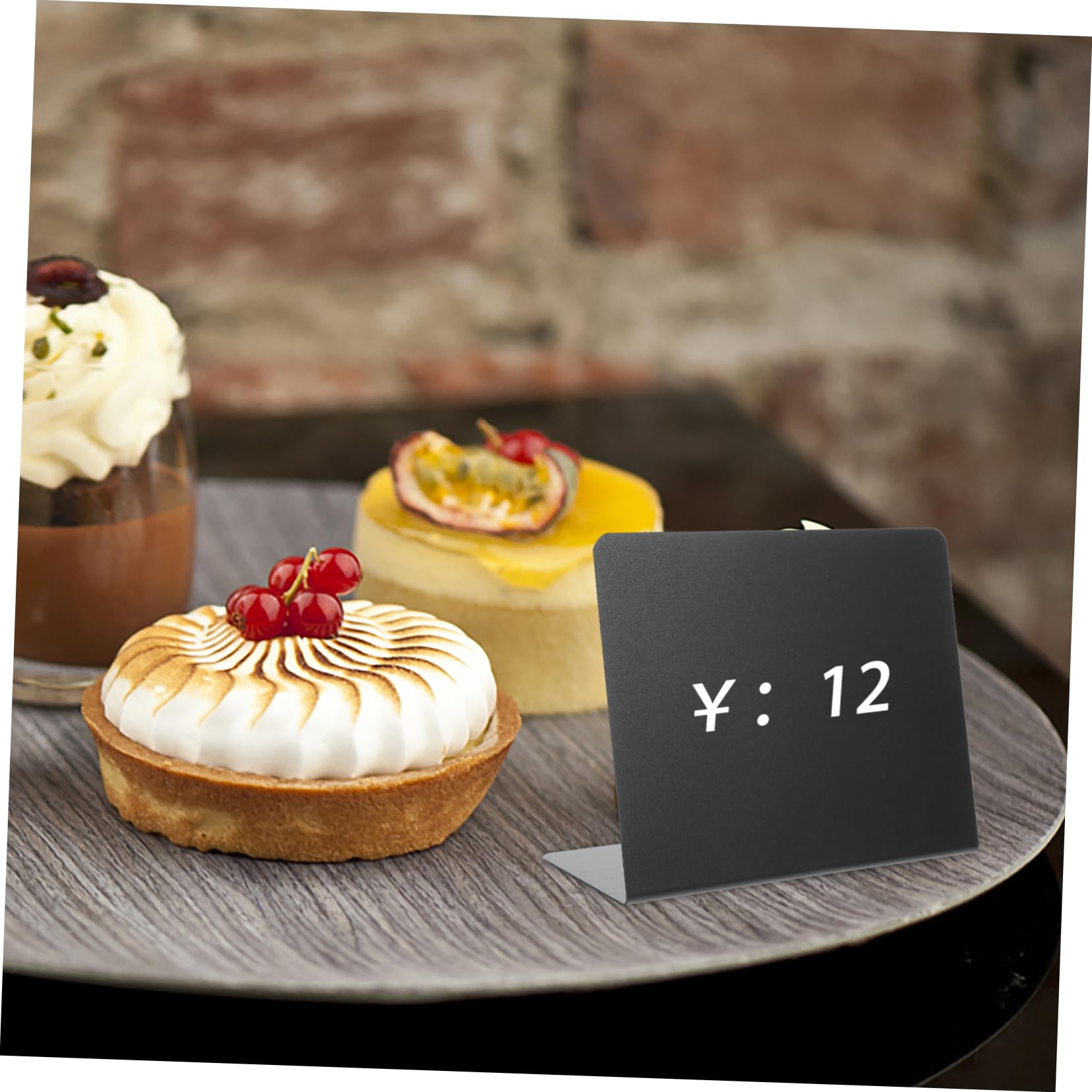 4 Set Lavagne Cancellabili per Tavolo Scrivibili con Penne per Segnalazione Dessert e Memo Struttura Resistente