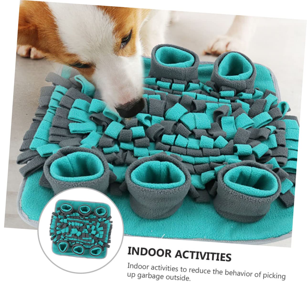 Tapis À Renifler Doux pour Chien Tapis À Renifler Doux pour Animal De Compagnie Tapis De Sol pour Animal De Compagnie Fonction Dalimentation Lente
