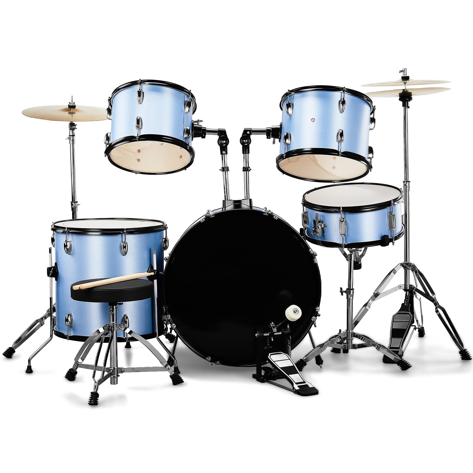 キネティック　バーム　セット Amazon.com: Ktaxon 22 Inch Drum Set Adult, 5-Piece Full Size
