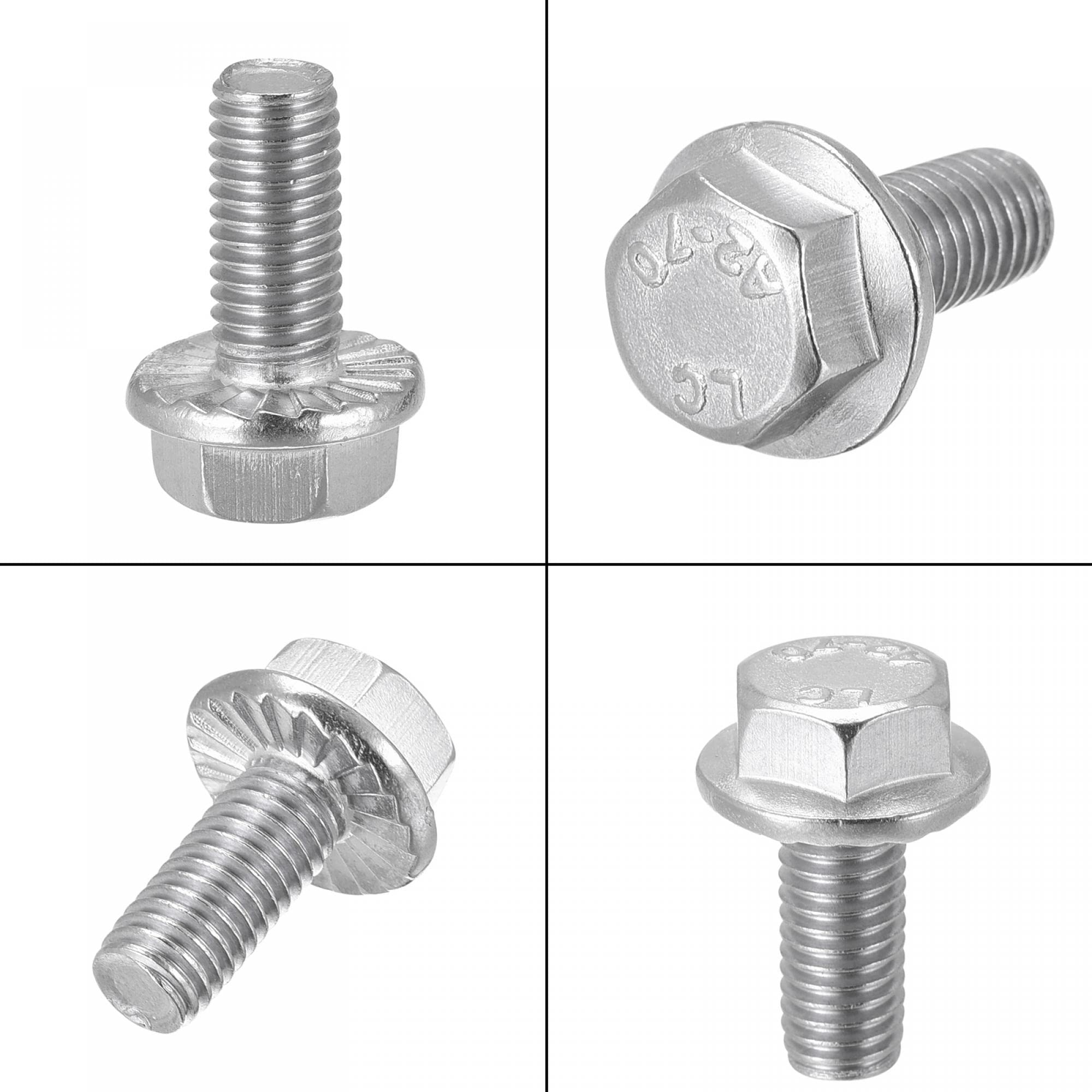 Lot De 20 écrous Hexagonaux Acier M18 X 1.5, Hauteur 8mm, Marque Uxcell