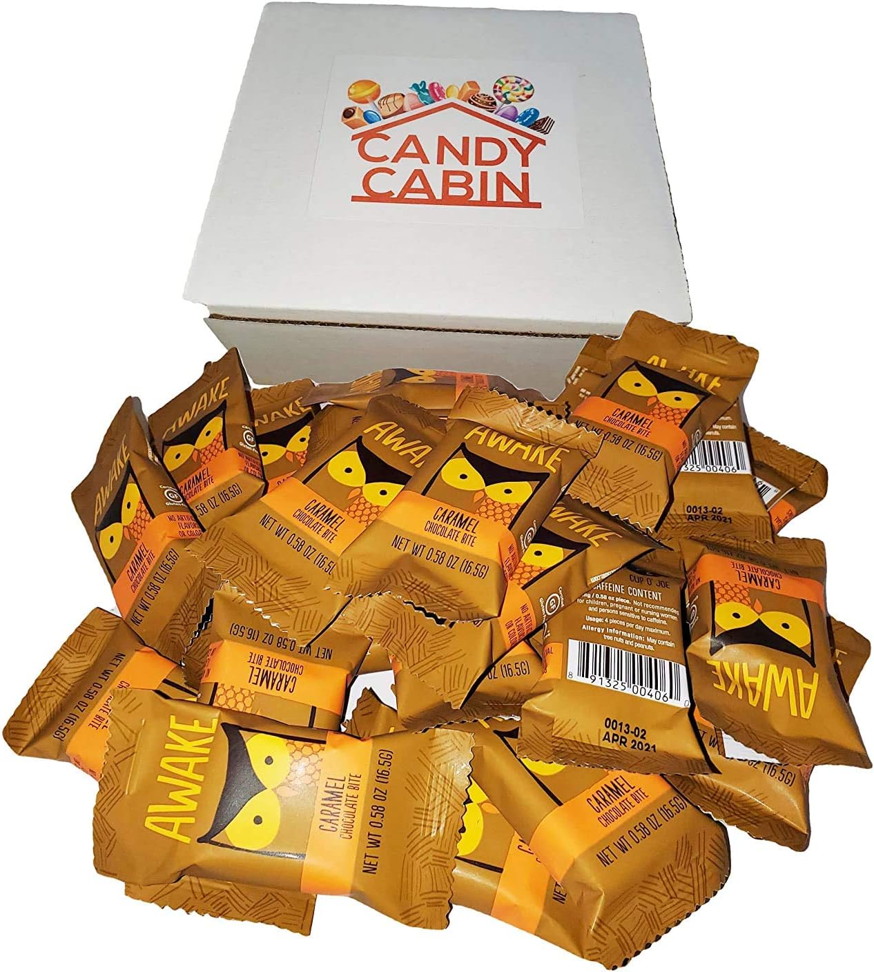 Awake Caffeinated Chocolate Energy Bites Gift Box (15 count) (Caramel)