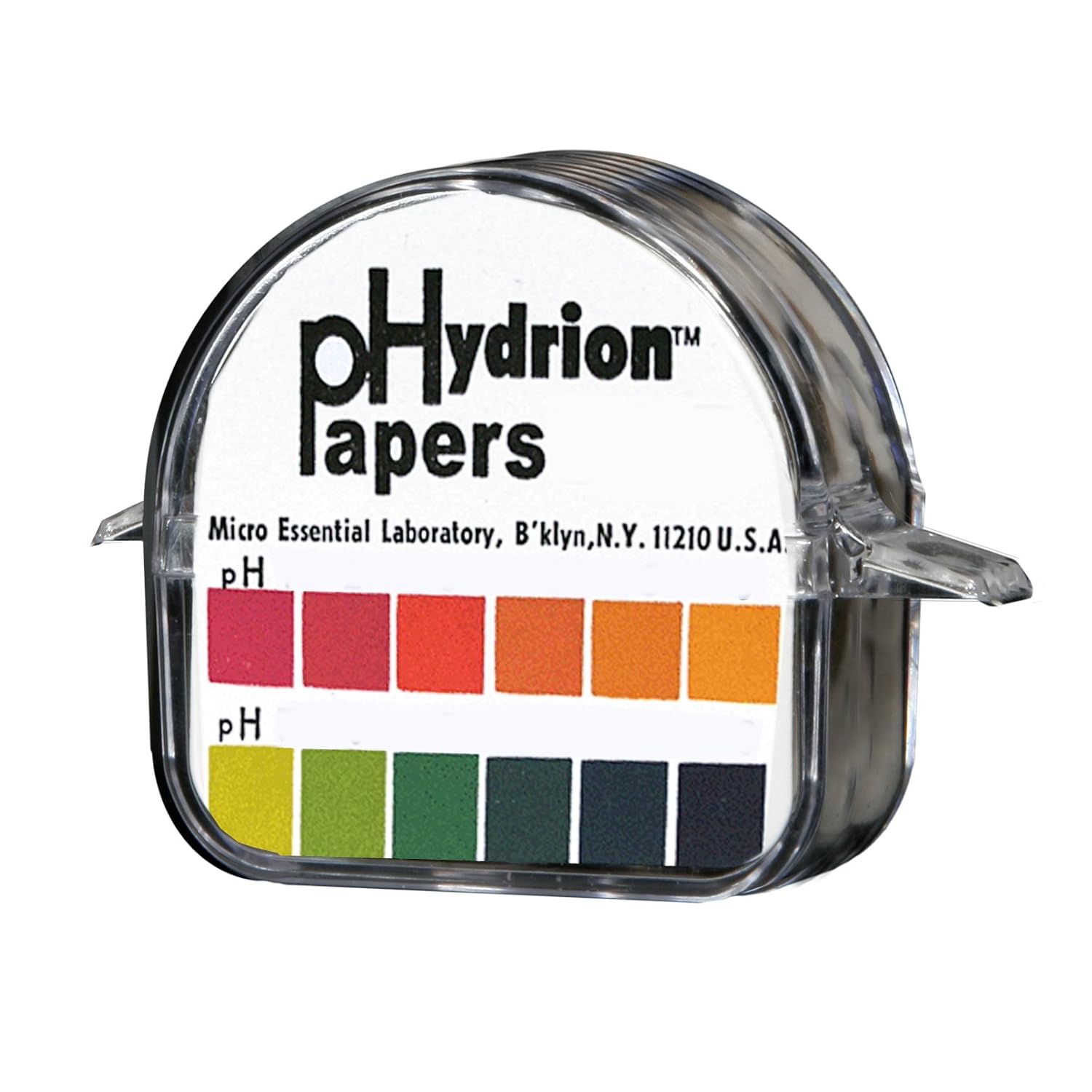 pH Strips Case of 10 Micro Essential Hydrion 165/112 Wide Range pH