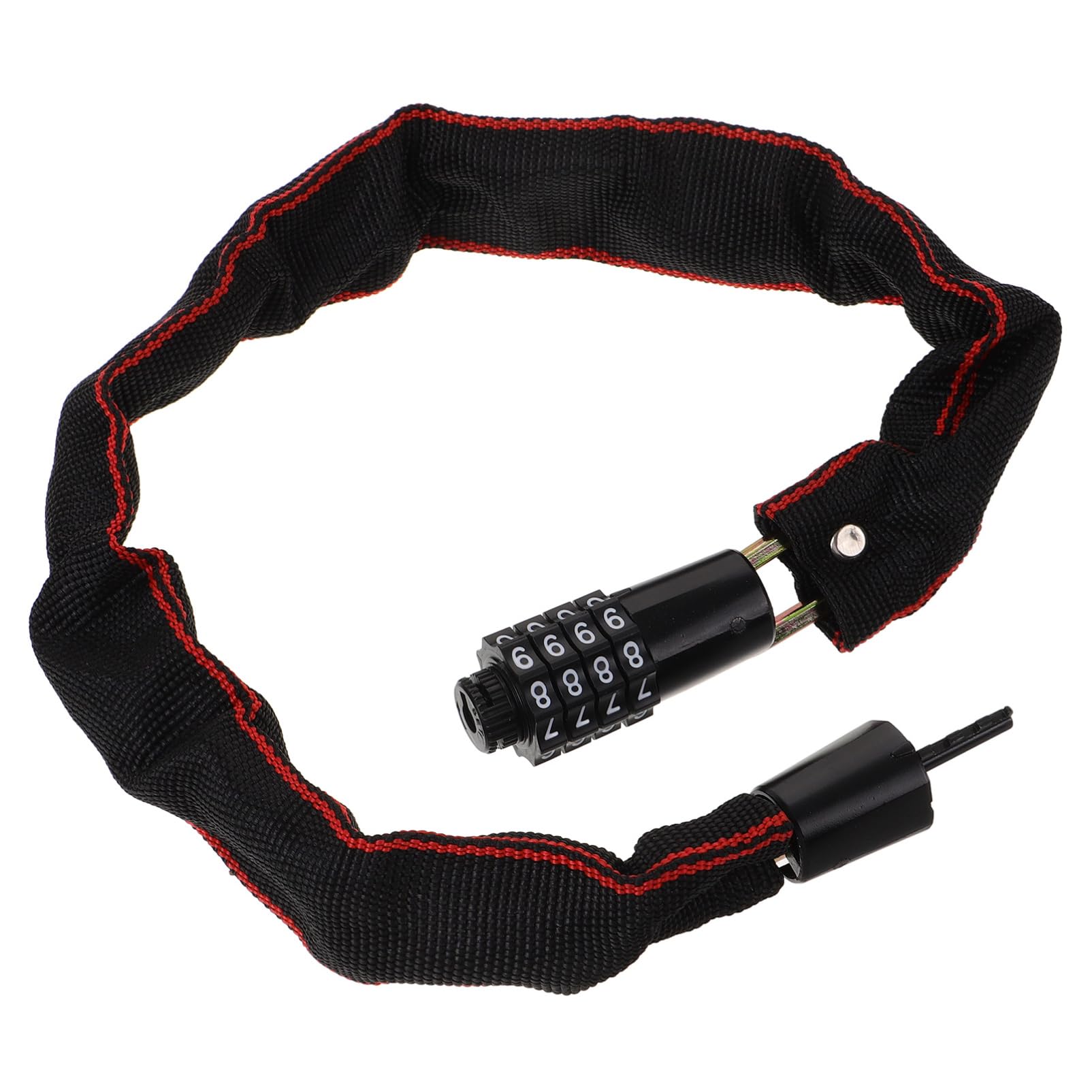 BESPORTBLE Aluminum Alloy Bike Chain Lock Heavy Duty Anti-Theft Password Lock for Bikes