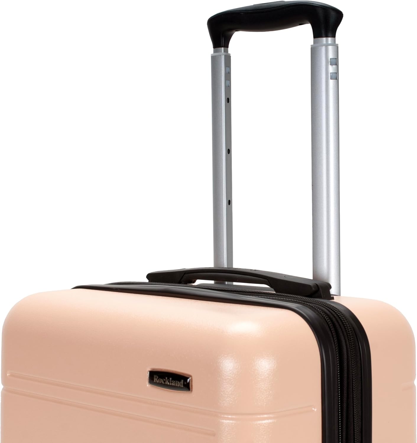 Rockland Tahoe Hardside 20" Expandable Spinner Wheel Carry-on, Champagne
