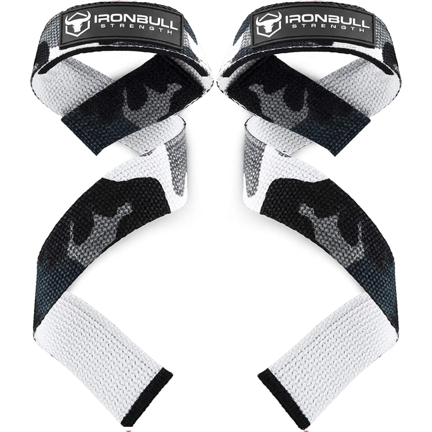 Lifting Straps (1 Pair) - Padded Wrist Support Wraps - for Powerlifting, Bodybuilding, Gym Workout, Strength Training, Deadlifts & Fitness Workout-picture-12