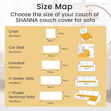 LiveGo Couch Cover for Dogs Washable, Sofa Cover Protector, Couch Covers for 3 Cushion Couch Sofa Pet Friendly, Soft, Non Slip (Light Coffee, 70x150 cm / 27.6x59.06 in)
