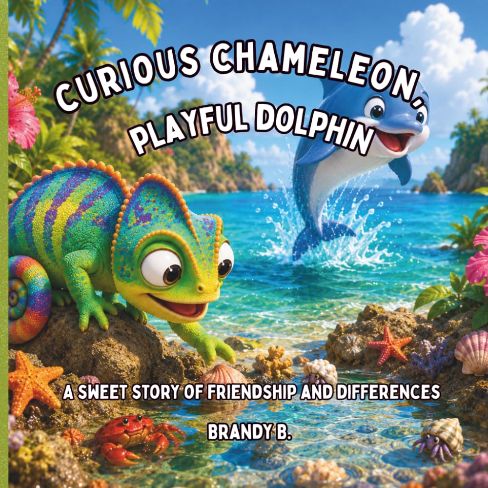 Curious Chameleon, Playful Dolphin: A Sweet Story About Friendship and Differences (Sweet Friendship Stories)