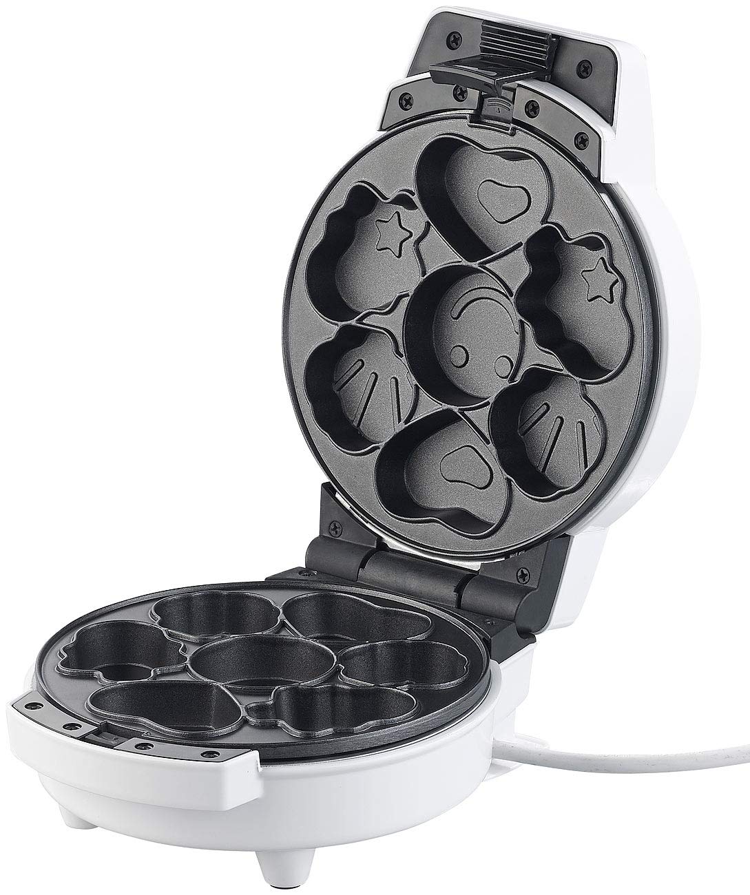 Rosenstein & Söhne Donut-Waffeleisen: 3in1-Donut-, Cupcake- und Cakepop-Maker, Versandrückläufer (Cakepopmaker, Waffeleisen Donutmaker, Muffin)