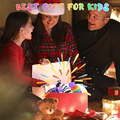 Miniatura 7 de Cevioce Juguete sensorial de babosas para niños y adultos, 3 piezas de juguetes sensoriales para autismo para niños autistas, juguetes para niños