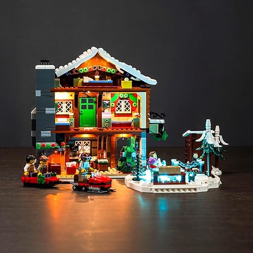 Miniatura 9 de VONADO Kit de luces LED para Lego Alpine Lodge 10325, accesorios de iluminación creativa compatibles con Lego 10325 juego de construcción (solo