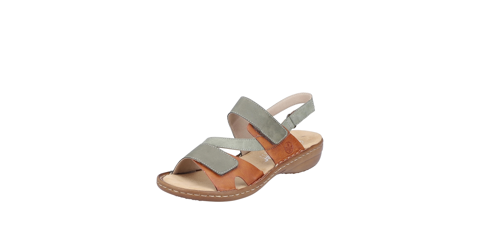 【a】 Amazon.com | Rieker Women's 60866 Sandals, Green Combi, 5