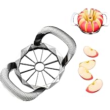 Apple Corer & Slicer,Stainless Steel Apple Cutter Apple Slicer Apple Cutting Tool Fruit Cutter for Kitchen-Tomato Apple Orange