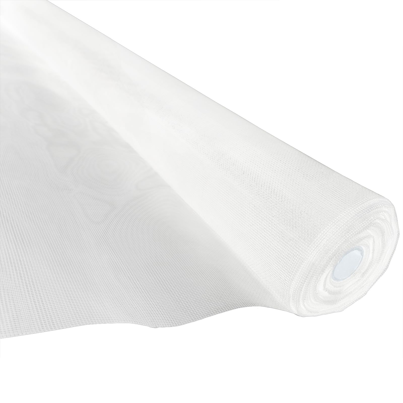 Maille Moustiquaire Fenetre 1.5x10m, Filet Protection Fixation Rideau Tulle Moustiquaire, pour porte et Fenetre.- Blanc