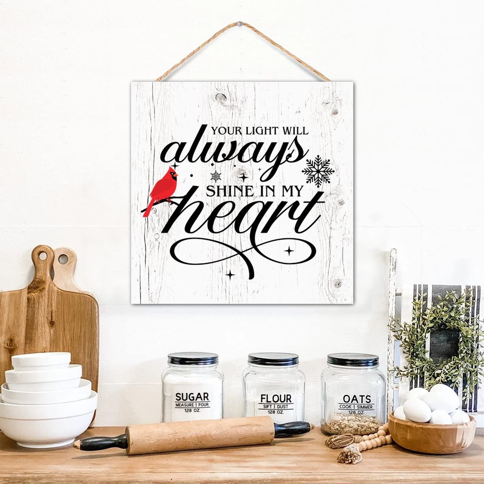 Plaque murale décorative en bois personnalisé cadeau maman