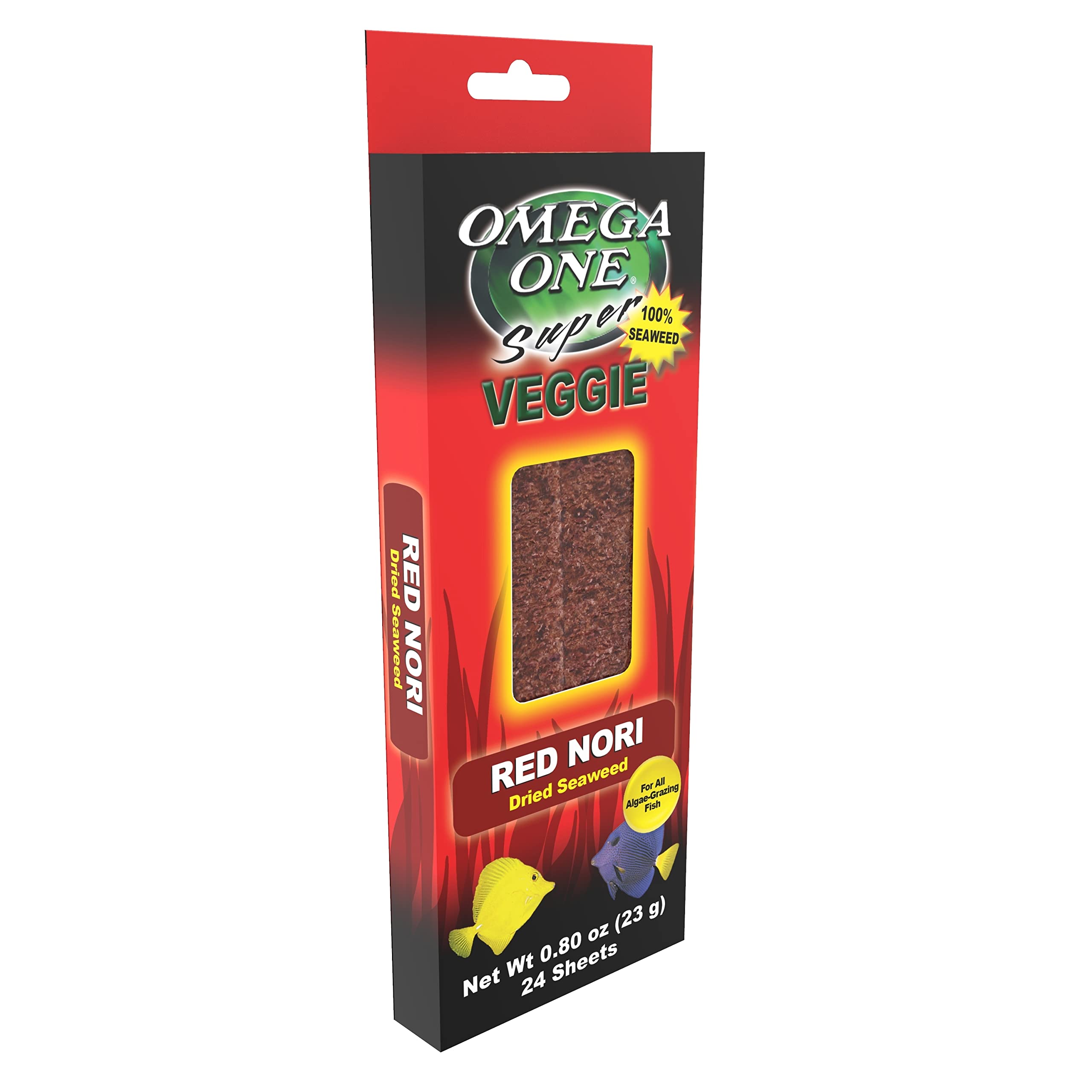 Omega One Super Veggie Red Seaweed.8 oz, 24 Sheets by