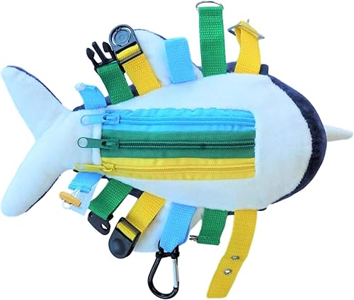 Vista 8 de SENSORY4U Almohada de hebilla Narwhal – Ayuda motora sensorial para habilidades motoras finas, coordinación mano-ojo y apoyo de terapia ocupacional