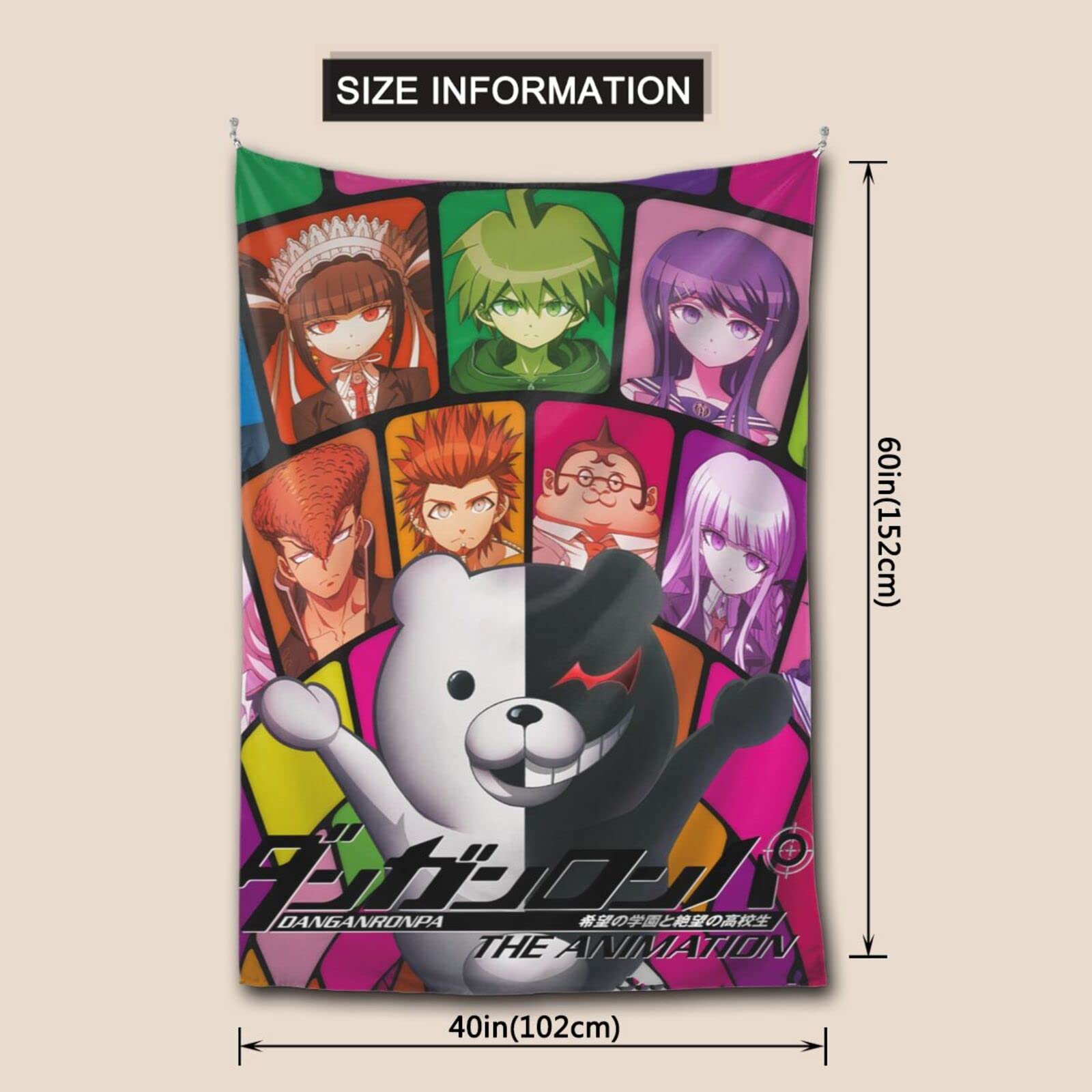 モノクマ 特大タペストリー Amazon.co.jp: スーパーダンガンロンパ モノクマ タペストリー アニメ