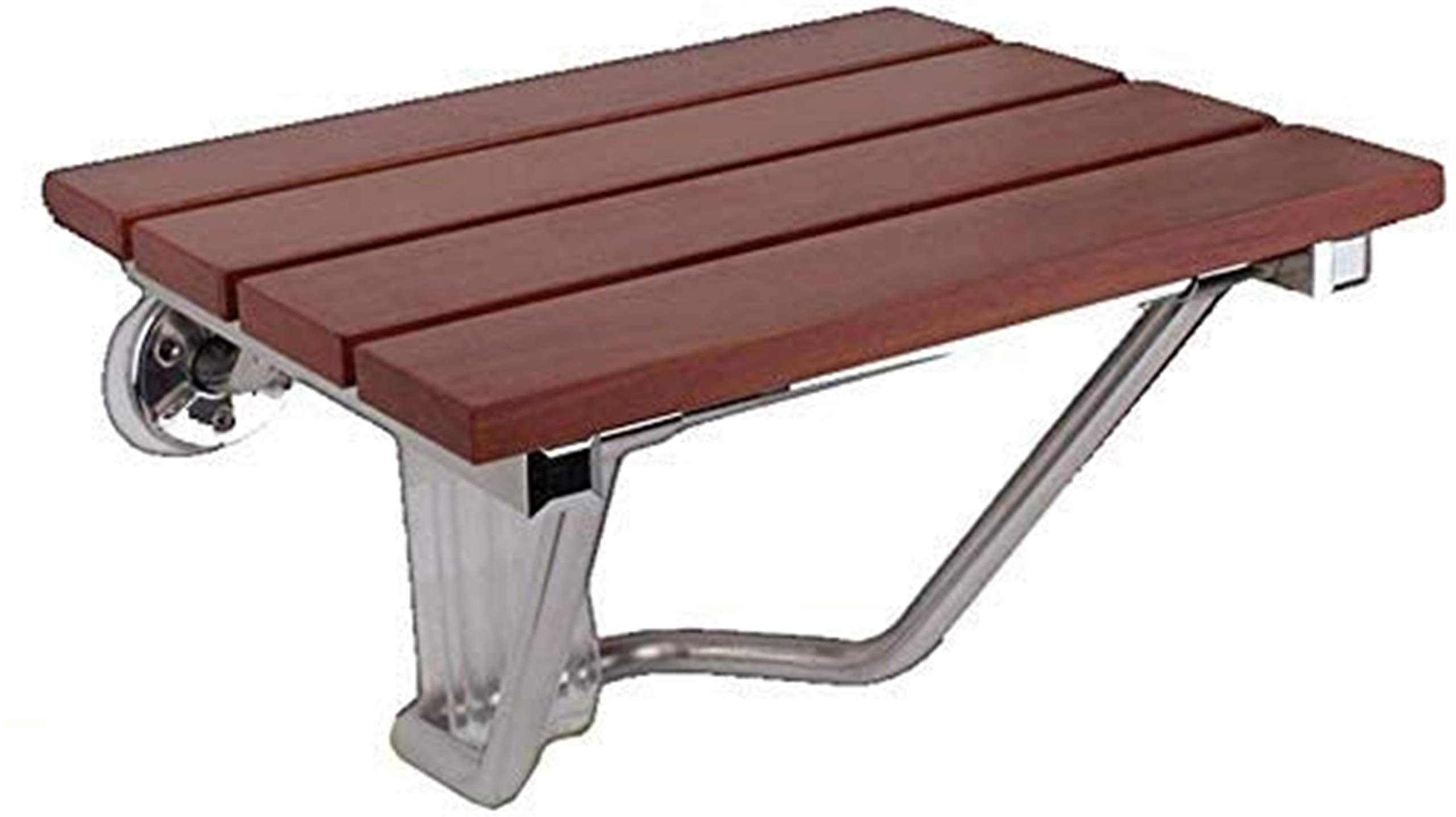 Buy Padded Seat Transfer Bench, Daily Necessities Solid Wood Folding