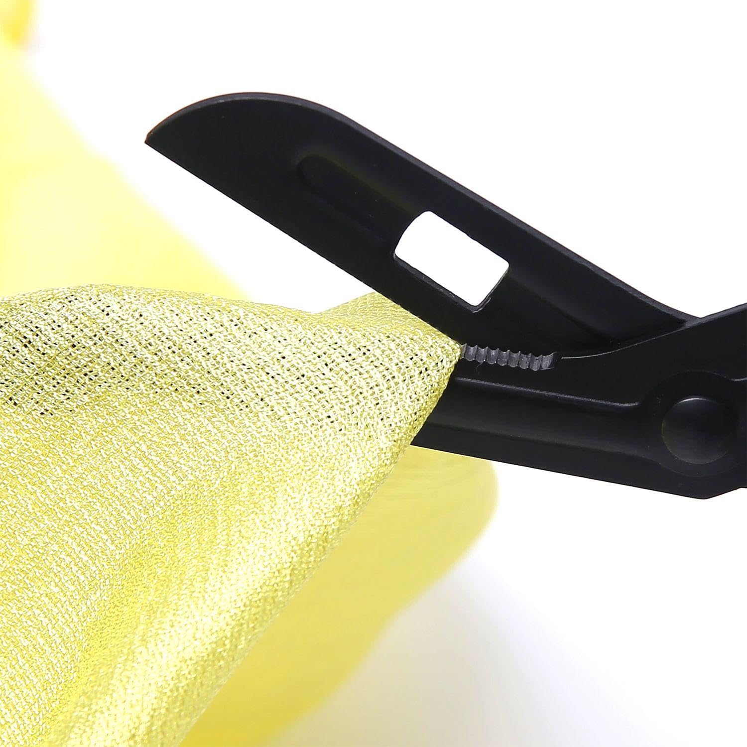 2 Pezzi Di Taglierini Di Bendaggi In Acciaio Inossidabile Nero Con Carabiniere, Forbici Mediche Multifunzionali Creative, Comodo Utensile Da Taglio All'Aperto.